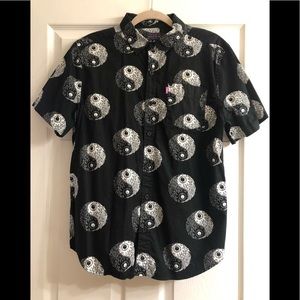 Yin Yang Men’s Button Down Shirt